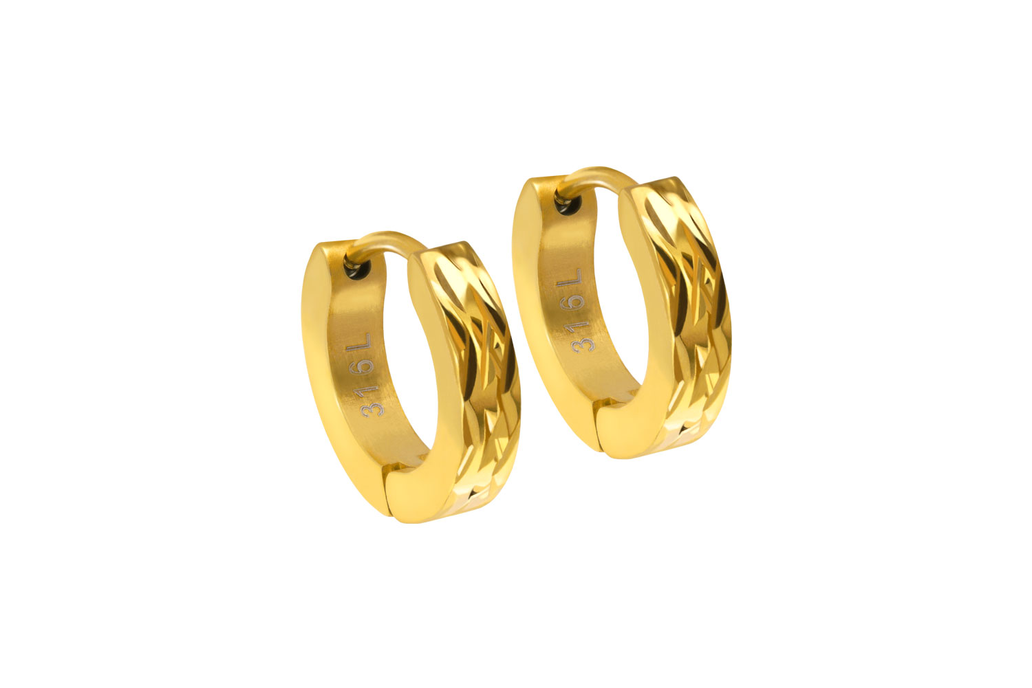 Chirurgenstahl Creolen DESIGN von Piercingline